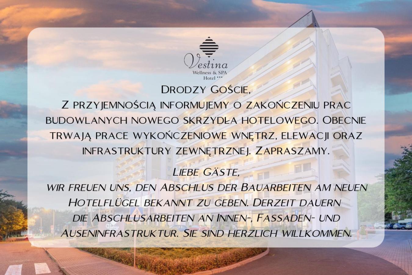 Vestina Wellness&SPA Hotel Międzyzdroje Zewnętrze zdjęcie